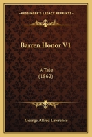 Barren Honor V1: A Tale 1165341913 Book Cover