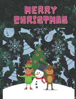 Merry christmas: Merry christmas merry christmas coloring book for kids. boys and girls. B08QBYGKSG Book Cover
