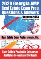 2020 Georgia AMP Real Estate Exam Prep Questions and Answers: Study Guide to Passing the Salesperson Real Estate License Exam Effortlessly [Volume 2 of 3] 1707963088 Book Cover