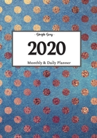 2020 Planner Daily and Monthly: On-The-Go Planner Jan 1, 2020 to Dec 31, 2020: Daily & Monthly Planner + Calendar Views Productivity Planner Gold Planner 1655140922 Book Cover