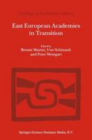 East European Academies in Transition 0792351681 Book Cover