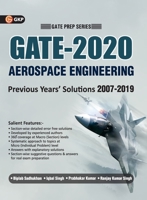 GATE 2020 - Aerospace Engineering - 13 Years' Section-wise Solved Paper 2007-19 9389121841 Book Cover