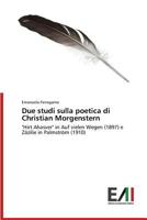 Due Studi Sulla Poetica Di Christian Morgenstern 3639771583 Book Cover