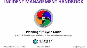 Incident Management Handbook : Planning P Cycle Guide for ICS Roles and Responsibilities, Documentation and Meetings 0990392929 Book Cover