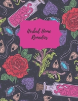 Herbal Home Remedies: A notebook for recording your homemade tinctures, salves, syrups and infusions 1695322290 Book Cover