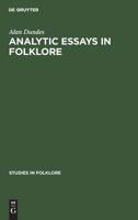 Analytic essays in folklore (Studies in folklore) 902793231X Book Cover