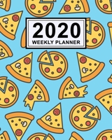 Pizza Weekly Planner 2020: Pizza 2020 Daily, Weekly & Monthly Calendar Planner | January to December | 110 Pages (8x10) 1710868775 Book Cover