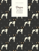 Popo 2020 Planner: Monthly Weekly Daily - Dated With Todo Notes - Toy Fox Terrier Face 1706291736 Book Cover
