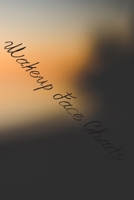 Makeup Face Charts: Blank Workbook Paper Practice Face Charts For Makeup Artists 6 x 9 100 Pages Perfect Gift 1671145445 Book Cover