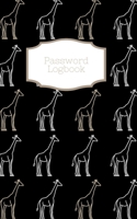Password Logbook: Giraffe Internet Password Keeper With Alphabetical Tabs Pocket Size 5 x 8 inches (vol. 2) 1657967514 Book Cover