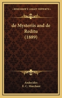 De Mysteriis And De Reditu 1161046410 Book Cover