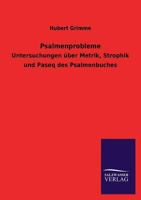 Psalmenprobleme 1277296499 Book Cover