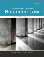 Contemporary Canadian Business Law : Principles and Cases 1259030768 Book Cover