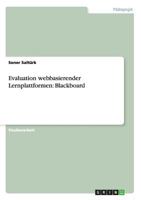 Evaluation webbasierender Lernplattformen: Blackboard 3656303436 Book Cover