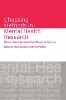 Choosing Methods in Mental Health Research: Mental Health Research from Theory to Practice 1138871915 Book Cover