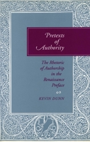 Pretexts of Authority: The Rhetoric of Authorship in the Renaissance Preface 0804722846 Book Cover