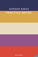 Worship dance Practice Notes: Cute Stripped Autumn Themed Dancing Notebook for Serious Dance Lovers - 6x9 100 Pages Journal 1705911358 Book Cover
