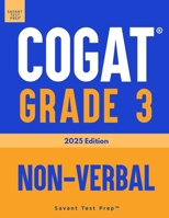 COGAT Grade 3 Non-Verbal: 3 Practice Tests Level 9 B0F7439WZH Book Cover