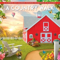 A Country Walk 2027 12 X 24 Inch (Hanging) Monthly Square Wall Calendar Featuring the Artwork of Alan Giana Plastic-Free 1773728806 Book Cover
