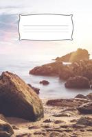 My Notebook: Rocks on the beach themed - 100 Pages, Collegeruled linepaper, 6x9 1075539382 Book Cover