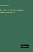Uber Osbern Bokenam Und Seine Legendensammlung (1883) 1149605731 Book Cover