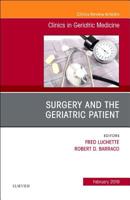Surgery and the Geriatric Patient, an Issue of Clinics in Geriatric Medicine, Volume 35-1 0323654495 Book Cover