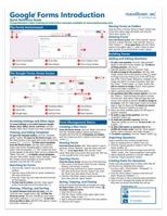 Google Forms Quick Reference Training Card - Laminated Tutorial Guide Cheat Sheet 194185480X Book Cover