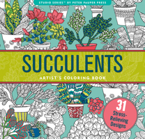 Succulents Adult Coloring Book 1441334556 Book Cover