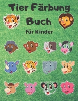 Tier Färbung Buch für Kinder: Adorable Tiere Kinder B08YDGTNVN Book Cover