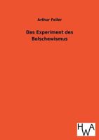Das Experiment Des Bolschewismus 3863832019 Book Cover
