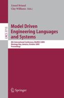 Model Driven Engineering Languages and Systems 3540290109 Book Cover