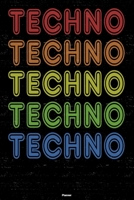 Techno Planner: Techno Retro Music Calendar 2020 - 6 x 9 inch 120 pages gift 1660198267 Book Cover