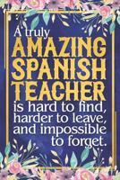 Spanish Teacher Gift: Dateless Spanish Teacher Planner With Inspirational Quotes 12 Months 6 X 9 100+ Pages 1099143748 Book Cover