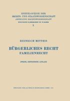 Burgerliches Recht: Familienrecht 3642533361 Book Cover