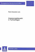 Anpassungsklauseln in Tarifvertraegen 3631500661 Book Cover