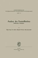 Analyse Des Feststofftriebes Fliessender Gewasser 3211805575 Book Cover