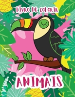 Animais: livro de colorir 1677804181 Book Cover
