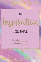 An Inspiration Journal: Filled With Insights and Ideas to Stimulate Your Creativity - 6x9 Notebook with Blank Lined Pages to Capture Your Thoughts - Pastel Rainbow Design 1711934585 Book Cover