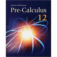 Pre-Calculus 12 Student Workbook 0070738912 Book Cover