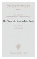 Der Terror, Der Staat Und Das Recht 3428111273 Book Cover