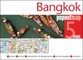 Bangkok Popout Map: Handy Pocket-Size Pop-Up Map of Bangkok 1910218073 Book Cover