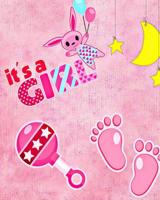 It's a Girl!: Baby Shower Guest Register and Gift Log 1090962703 Book Cover