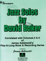 Jazz Solos By David Baker - Eb Edition 1562240722 Book Cover