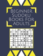 Beginner Sudoku Books For Adults: Sudoku Puzzle Books For Adults Large Font B08PXHJ9LV Book Cover