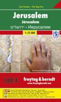 Jerusalem, City map 1:12.500, City Pocket map + The Big Five 3707913759 Book Cover