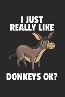 Esel Notizbuch: Esel Notizbuch für Liebhaber / Notizheft / Notizblock A5 (6x9in) Dotted Notebook / Punkteraster / 120 gepunktete Seiten (German Edition) 1673030890 Book Cover