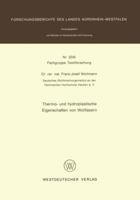 Thermo- Und Hydroplastische Eigenschaften Von Wollfasern 3663053164 Book Cover