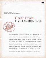 Great Lives: Pivotal Moments 1770095926 Book Cover