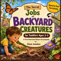 THE SECRET JOBS OF BACKYARD CREATURES FOR TODDLERS AGES 2-5: My First Illustrated Nature Encyclopedia to Identify and Learn About Tiny Backyard Animals—with Search & Find Fun Activity B0HBXZNL97 Book Cover