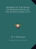 Members Of The House Of Representatives Of The United States 1169611664 Book Cover